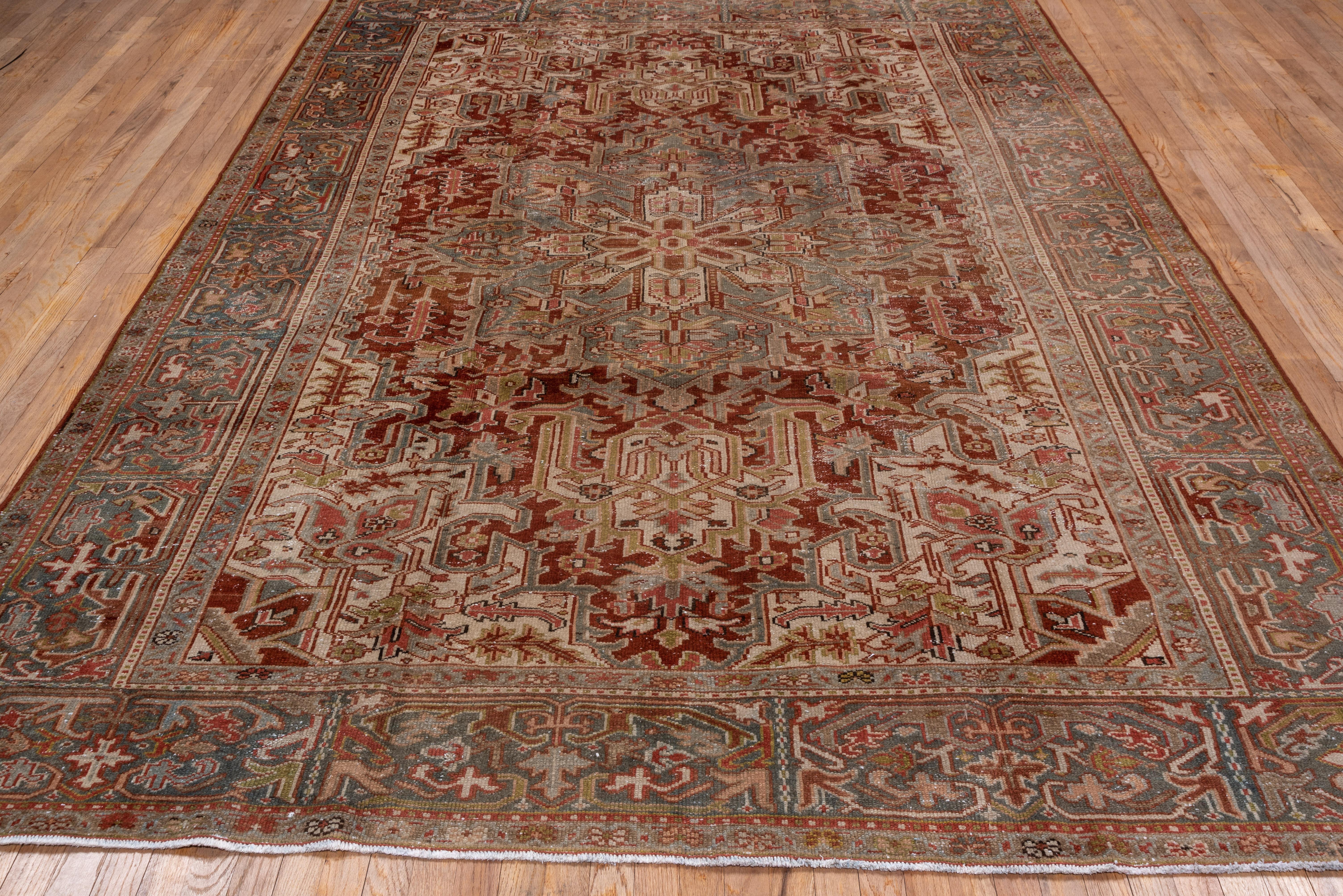 Hand-Knotted Colorful Antique Persian Karaje Rug, Circa 1930s For Sale
