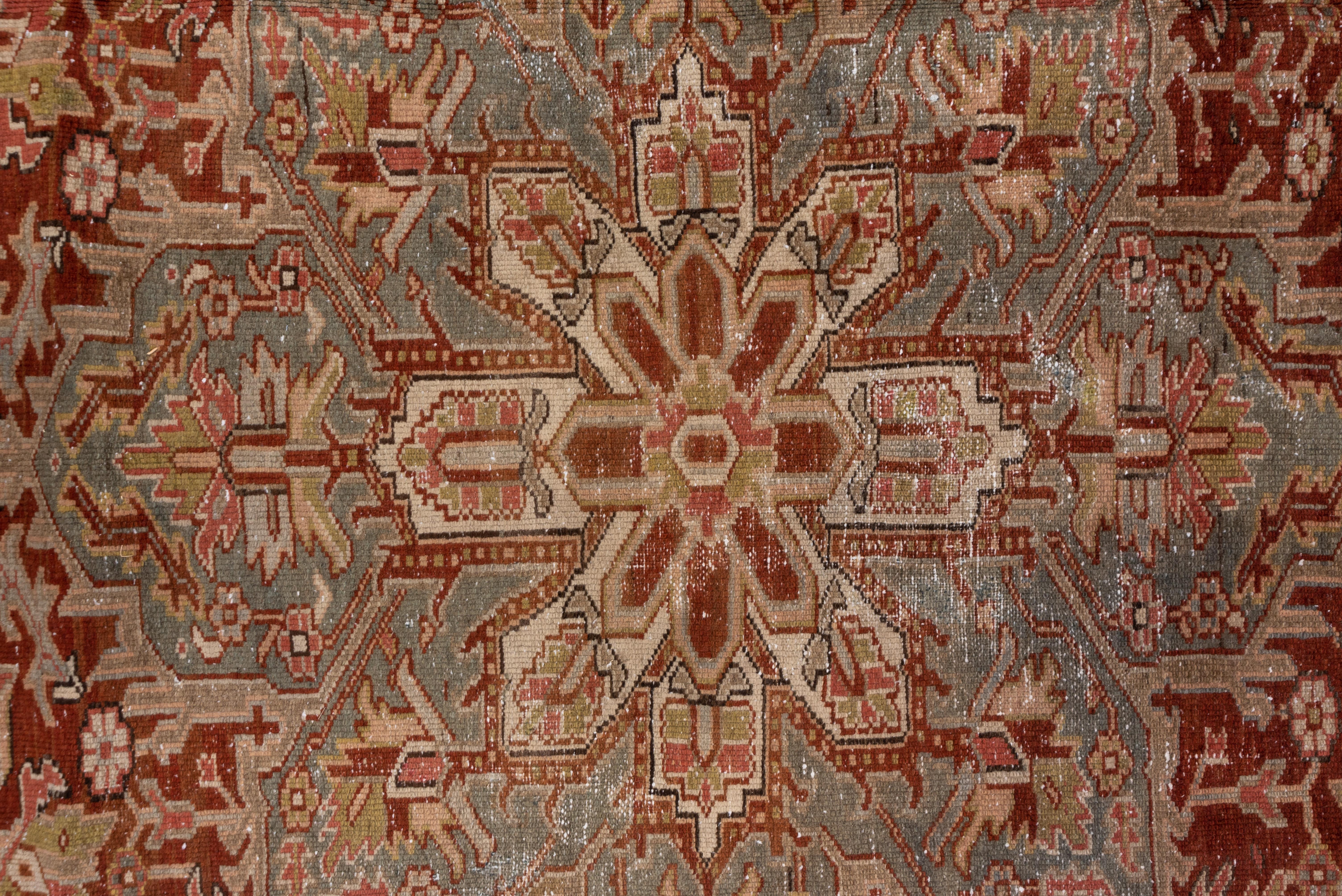 Colorful Antique Persian Karaje Rug, Circa 1930s In Good Condition For Sale In New York, NY