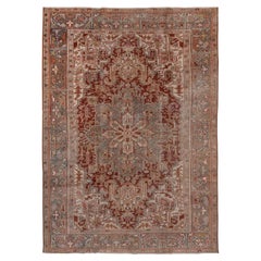 Colorful Antique Persian Karaje Rug, Circa 1930s