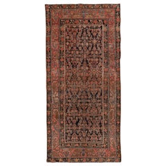 Tapis persan ancien coloré Malayer Gallery, Herati sur toute sa surface, vers les années 1920