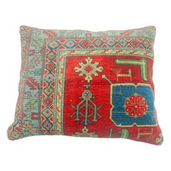 Colorful Antique Rug Pillow