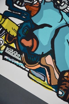 Colorful Artist Proof Screen print "Whatever Happened to Baby Jane?"