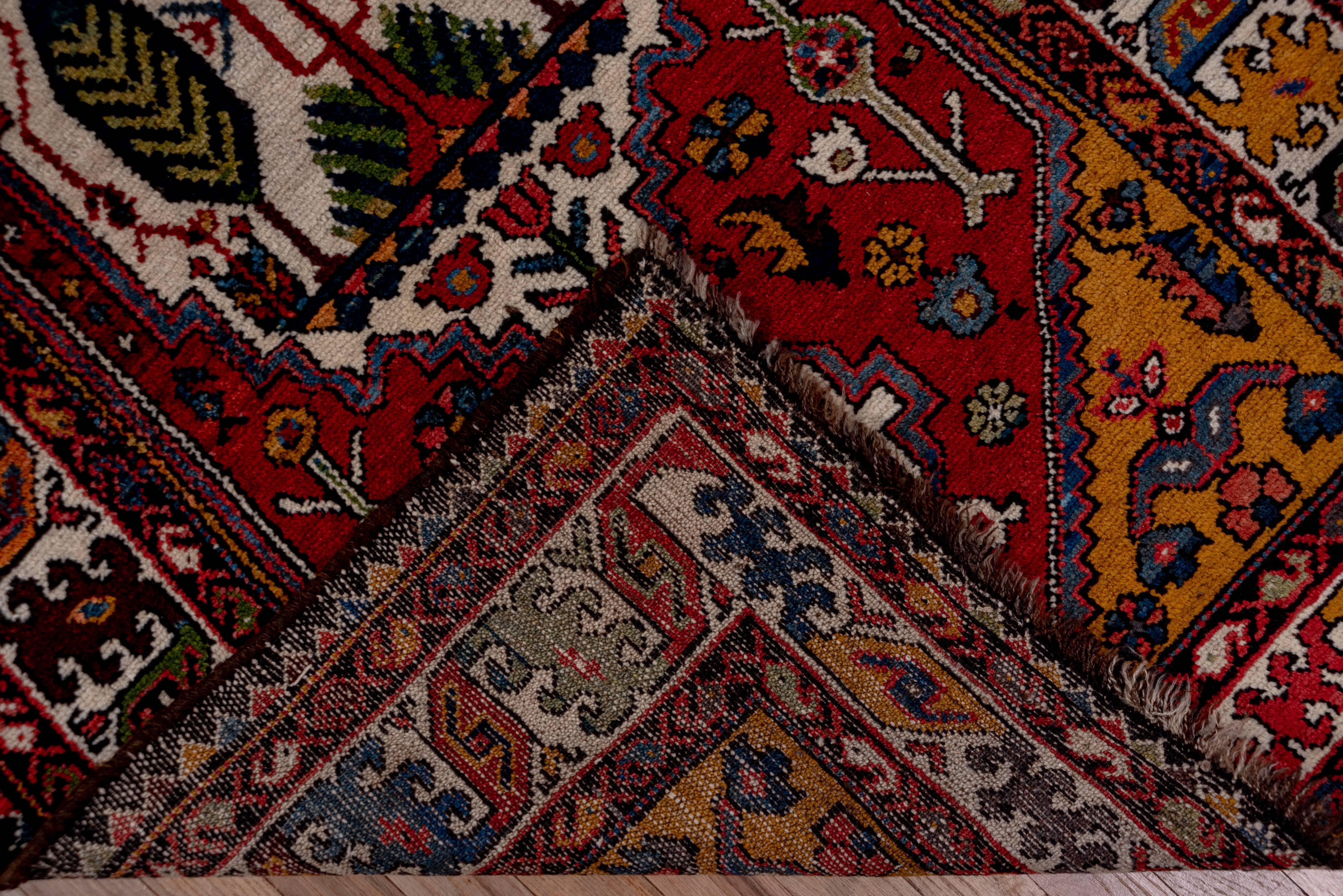 Hand-Knotted Persian Baktiary Runner, circa 1930s For Sale