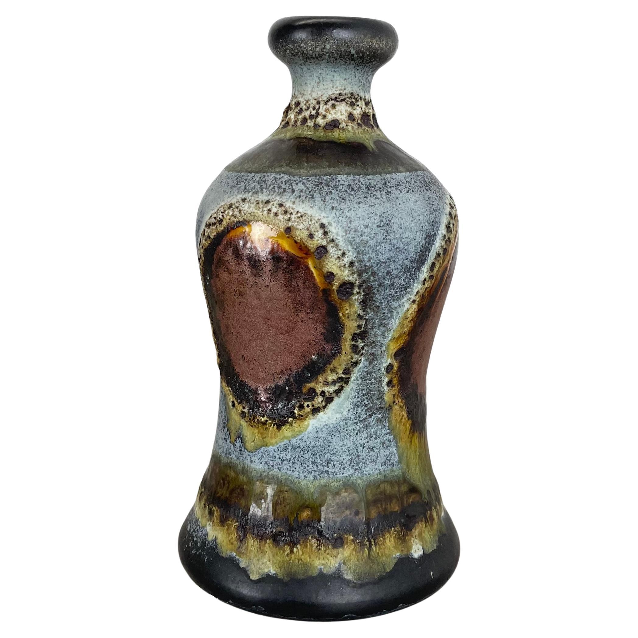 colorful Brutalist Fat Lava Ceramic Vase by Dümler and Breiden Germany, 1970s