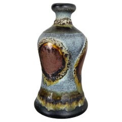 colorful Brutalist Fat Lava Ceramic Vase by Dümler and Breiden Germany, 1970s