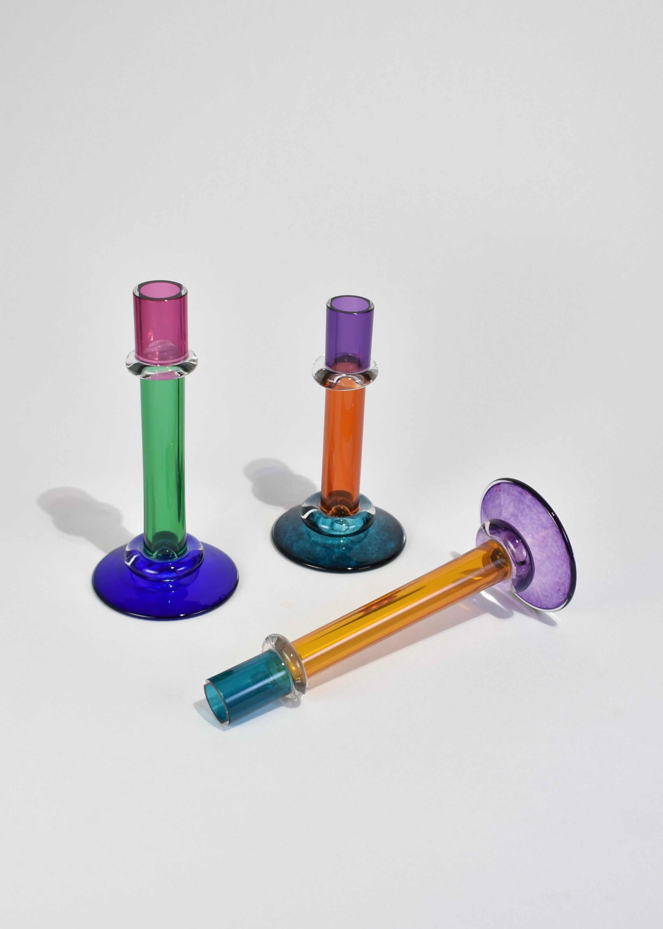 Modern Colorful Candleholder Set