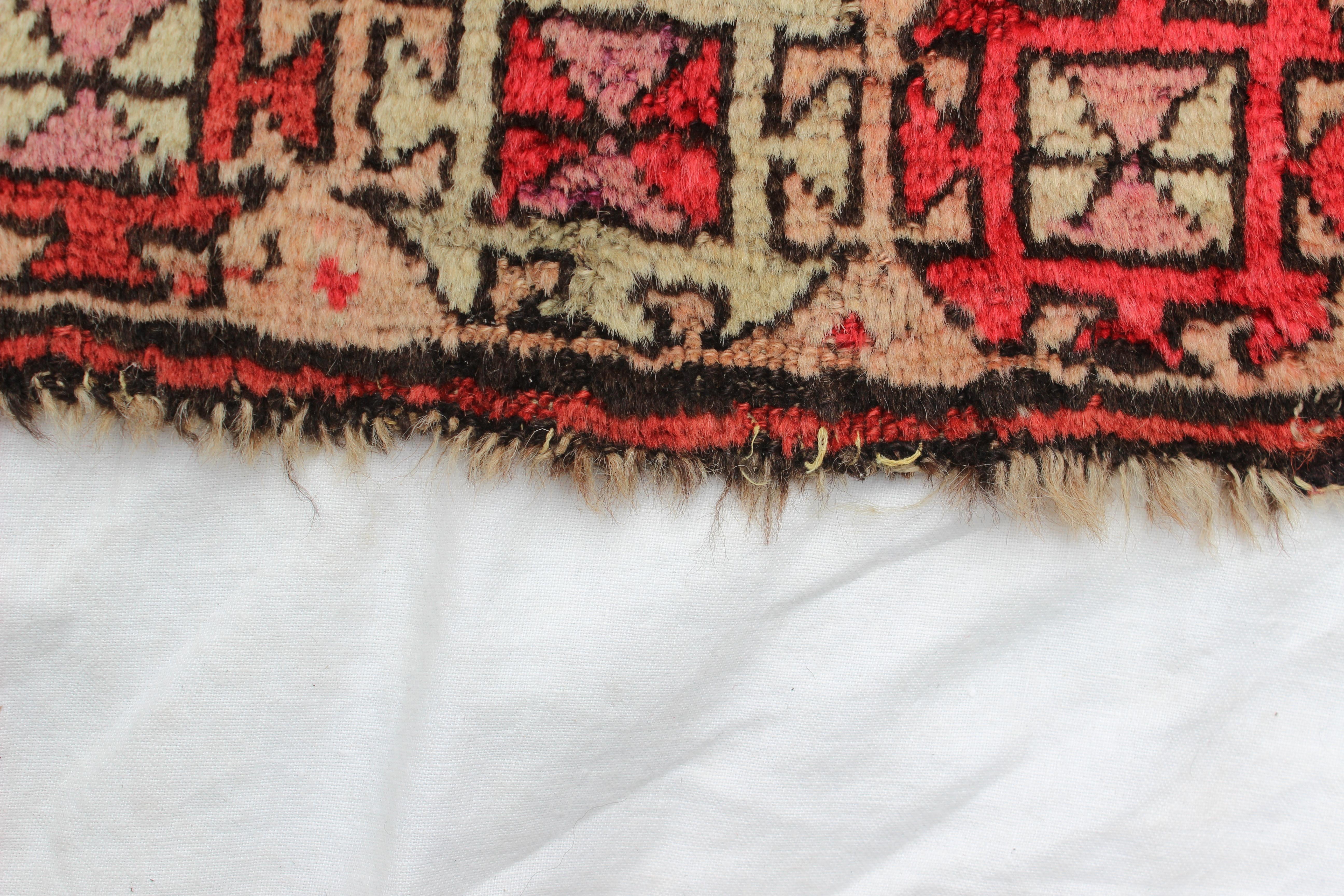 Colorful Caucasian rug.