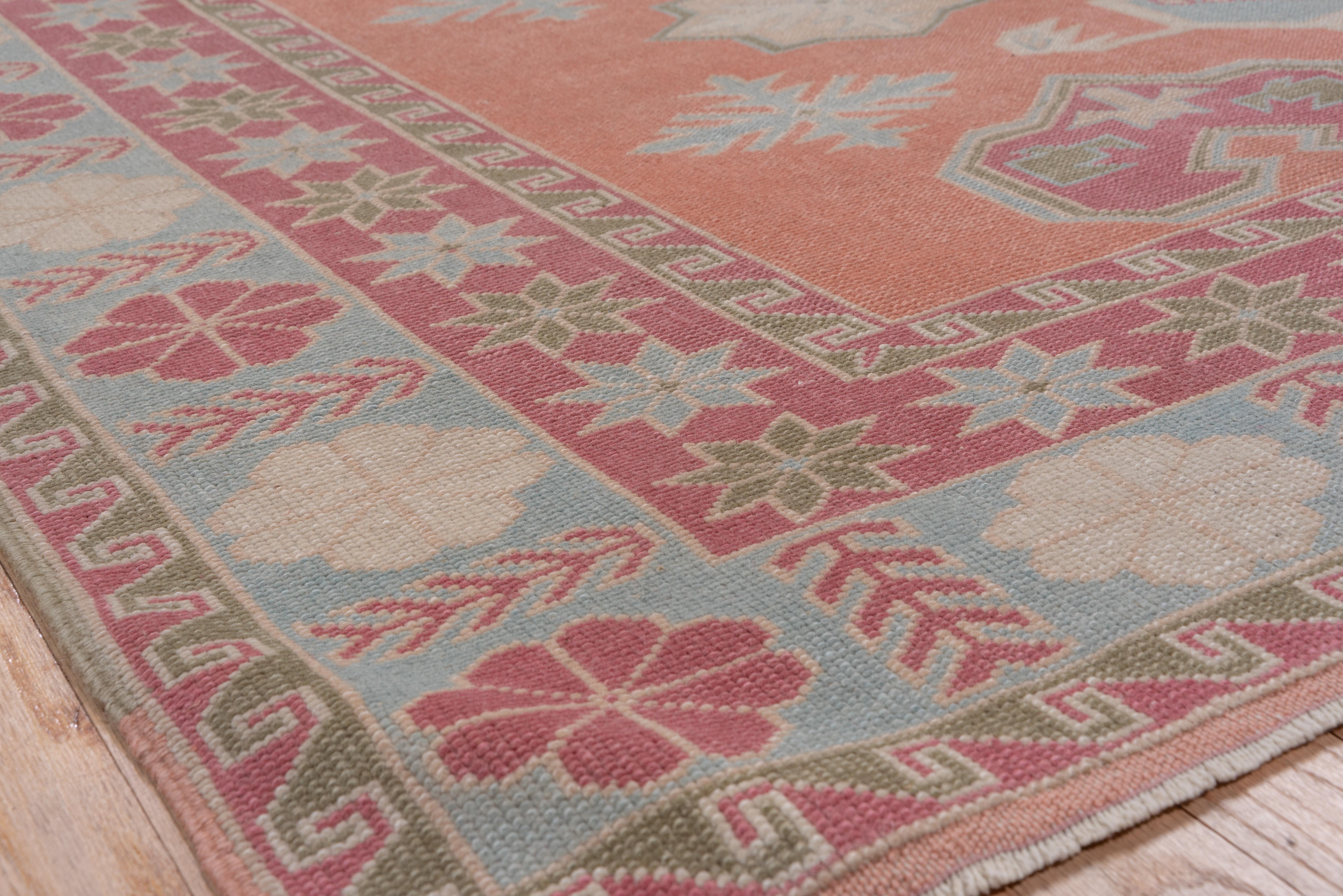 Colorful Caucasian Style Carpet In Good Condition For Sale In New York, NY