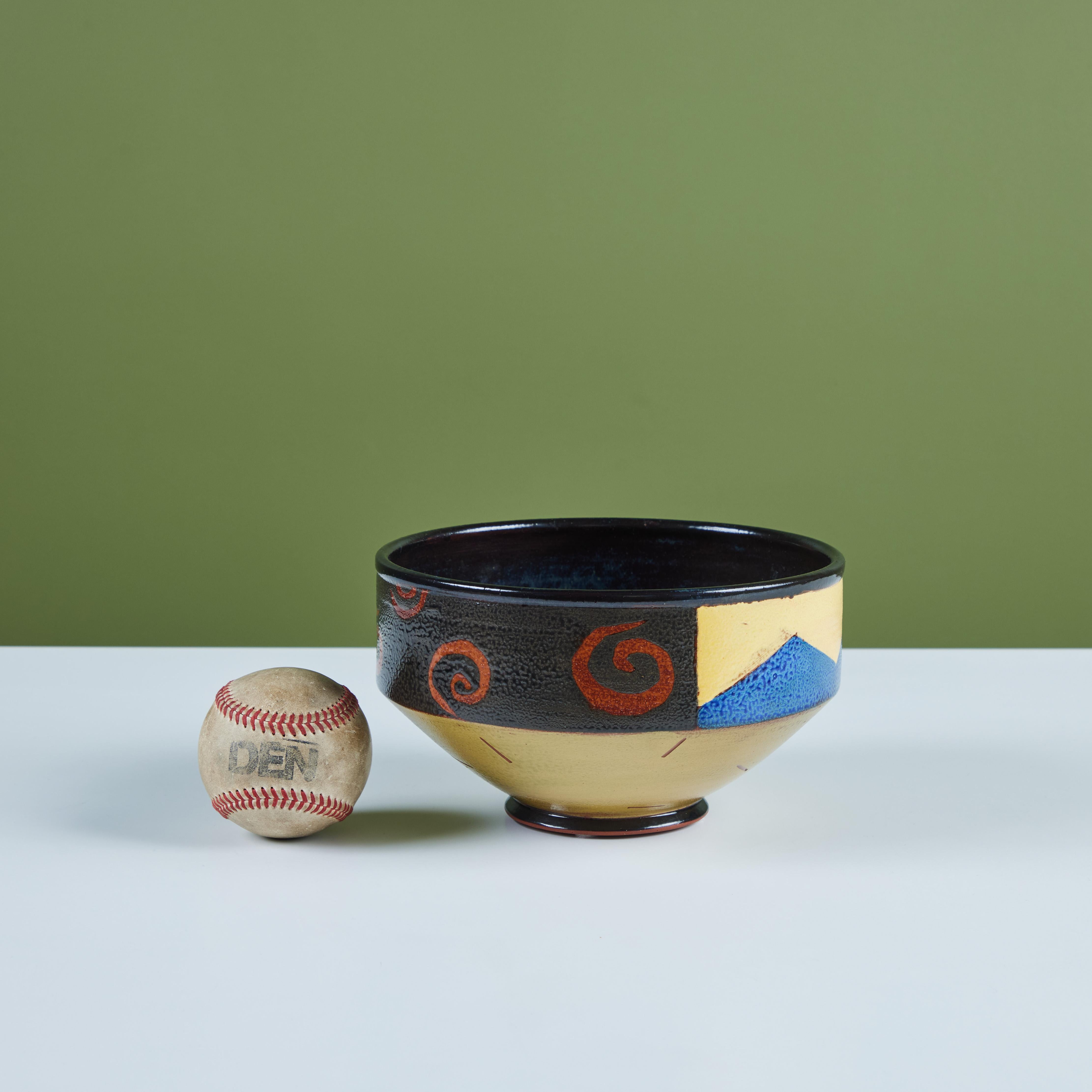 Modern Colorful Ceramic Glazed Bowl