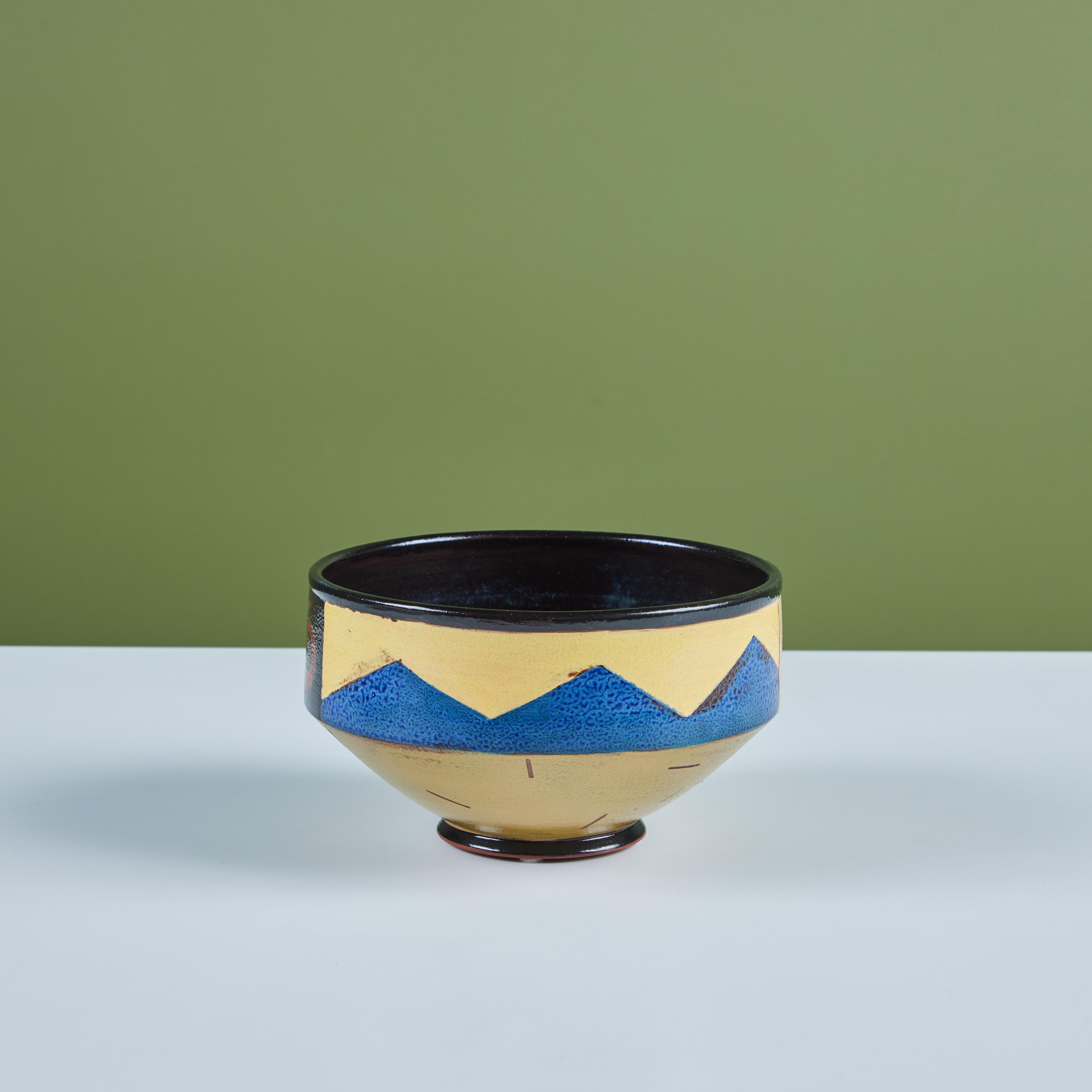 Colorful Ceramic Glazed Bowl 1