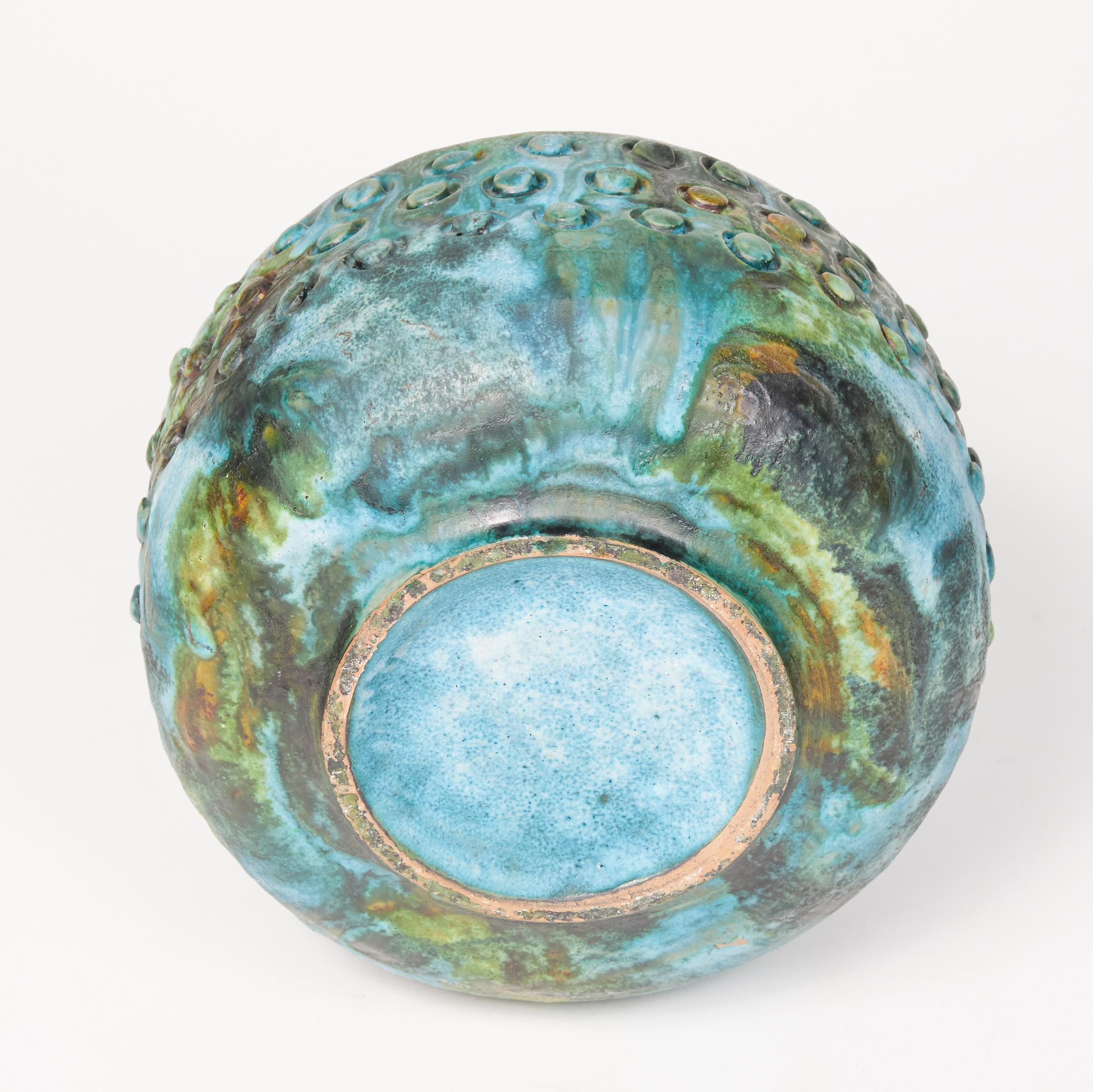 Bunte Keramikvase „Sea Garden“ von Alvino Bagni für Raymor im Angebot 6