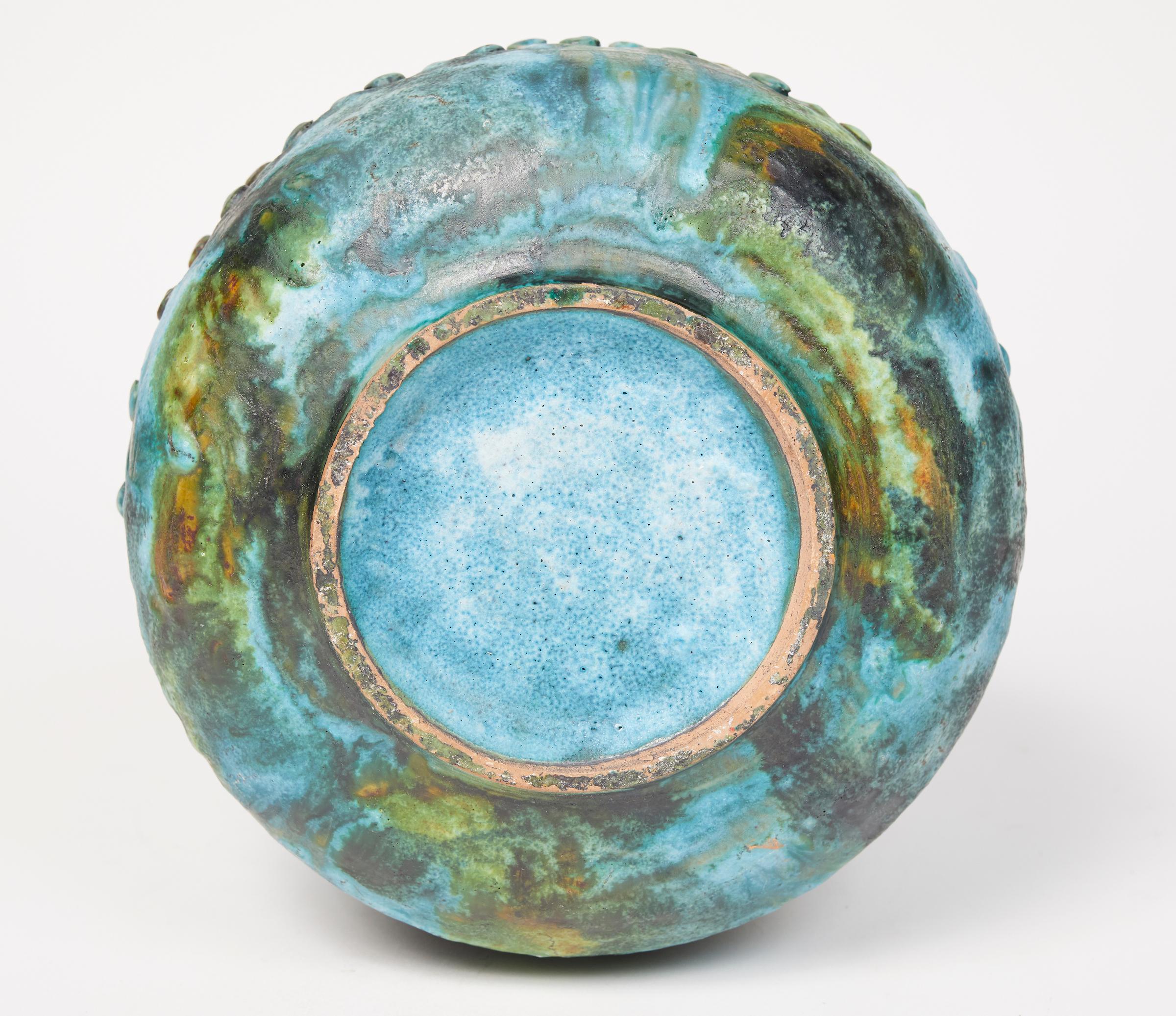 Bunte Keramikvase „Sea Garden“ von Alvino Bagni für Raymor im Angebot 7