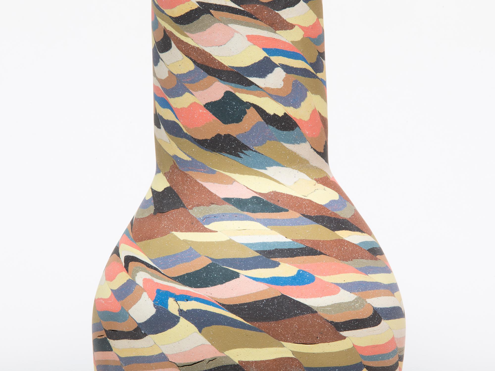 American Colorful Ceramic Vase by Cody Hoyt