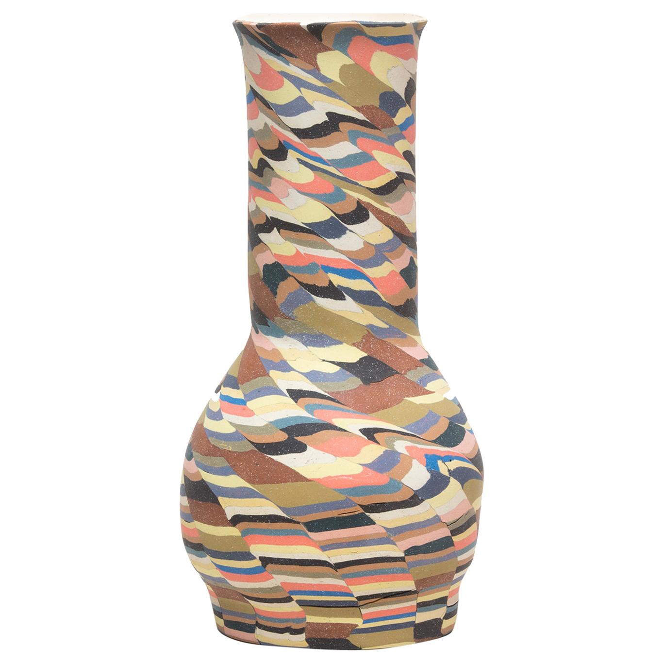 Colorful Ceramic Vase by Cody Hoyt