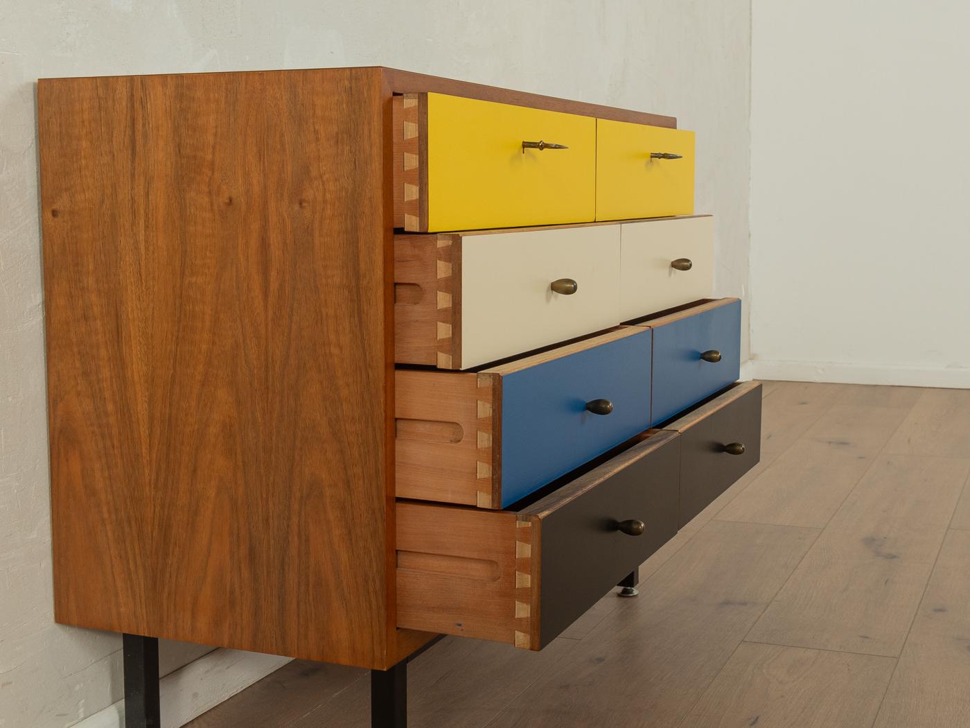 Bunte Schubladen-Kommode, WK Möbel (Formica) im Angebot