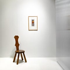 Collage colorato André Van Der Vossen, Astratto, anni '50