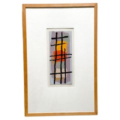Collage de colores André Van Der Vossen, Abstracto, años 50