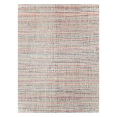Colorful Contemporary Handmade Turkish Flat-Weave Kilim Large Room Size Carpet
