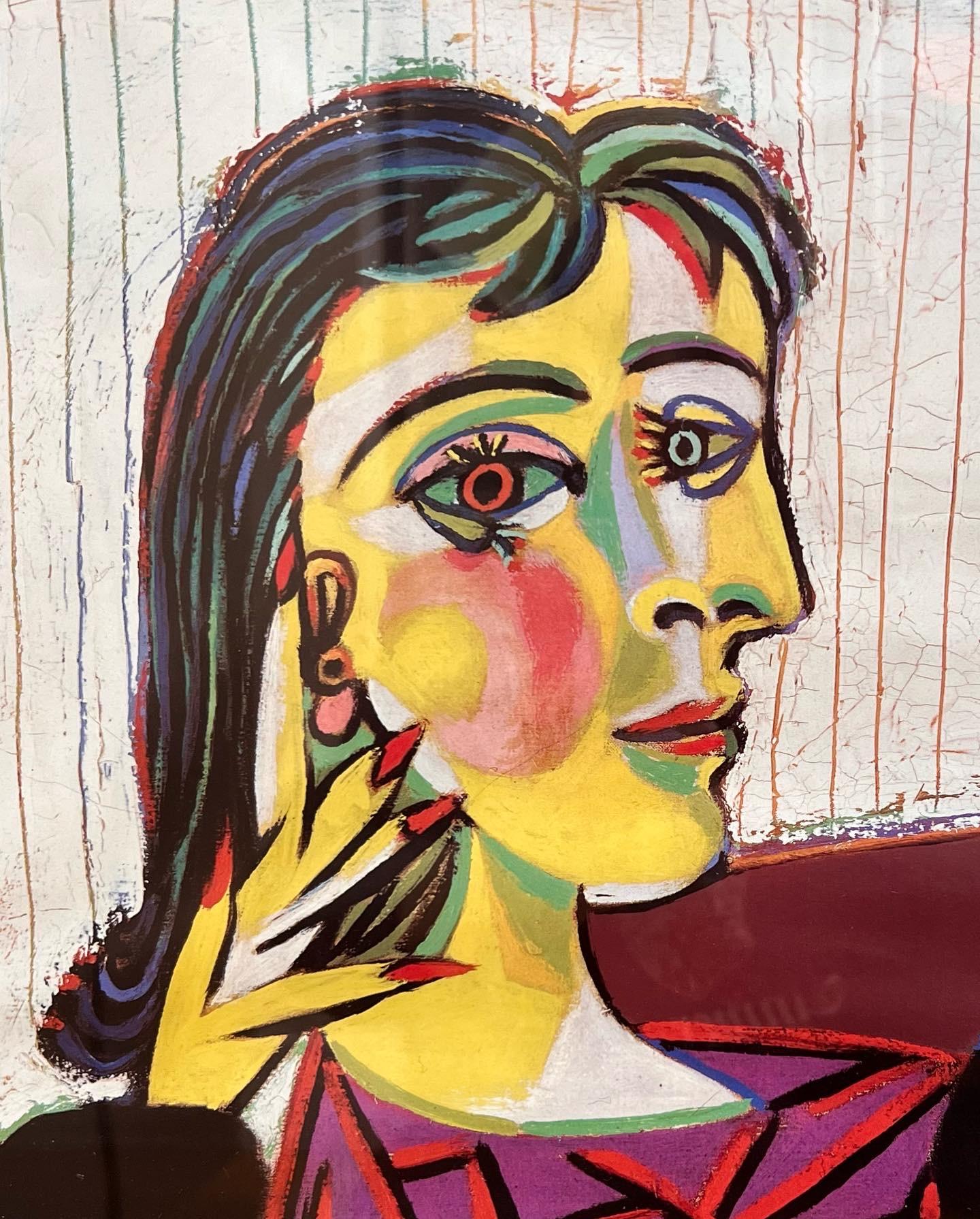 Colorful Cubist Vintage Picasso Poster from Musée Picasso, 20th Century 2