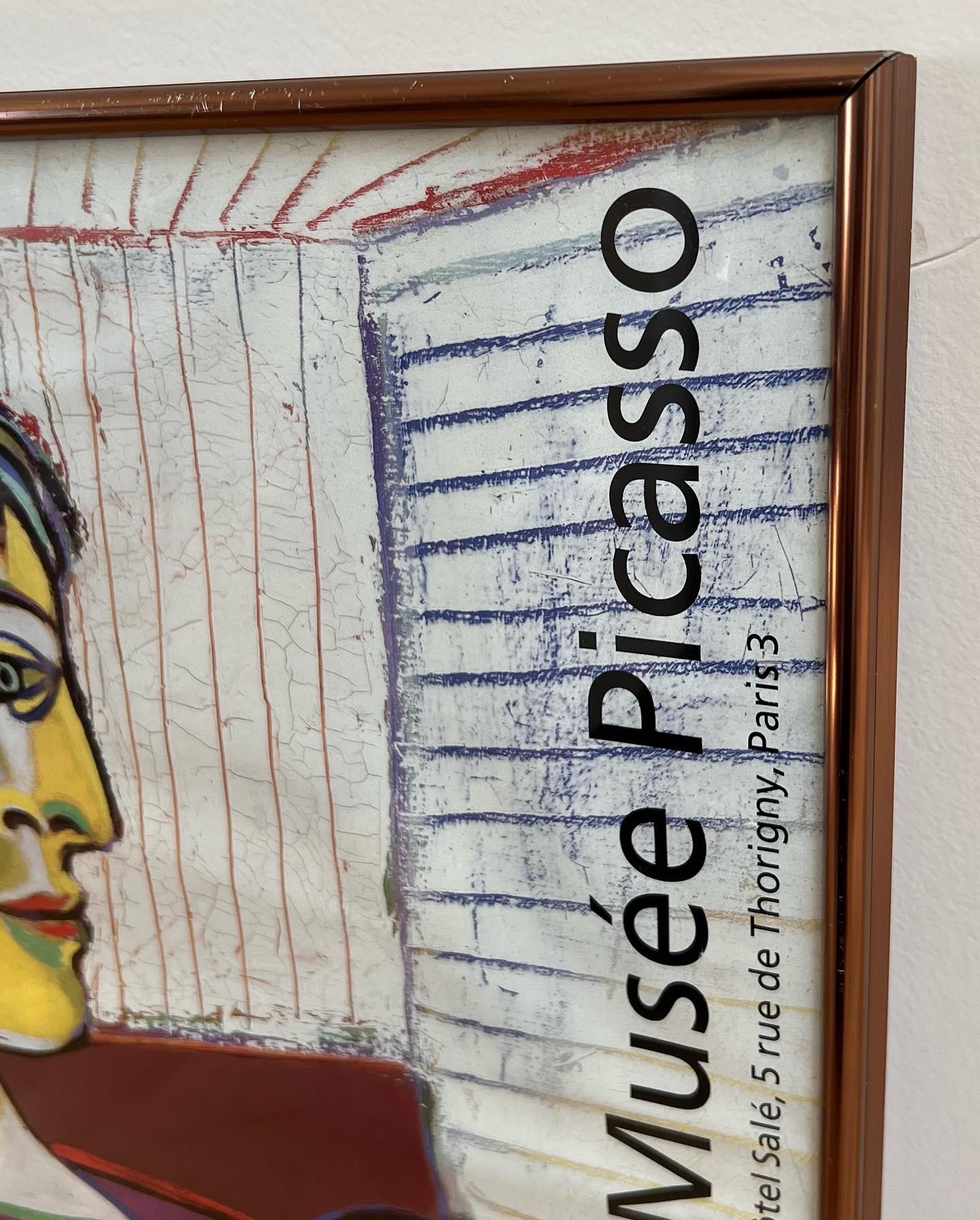 Colorful Cubist Vintage Picasso Poster from Musée Picasso, 20th Century 4