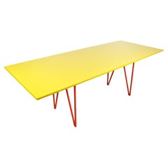 Colorful Dining Table Made by Local Craftsmen for &NEW, Great Britain, 2000