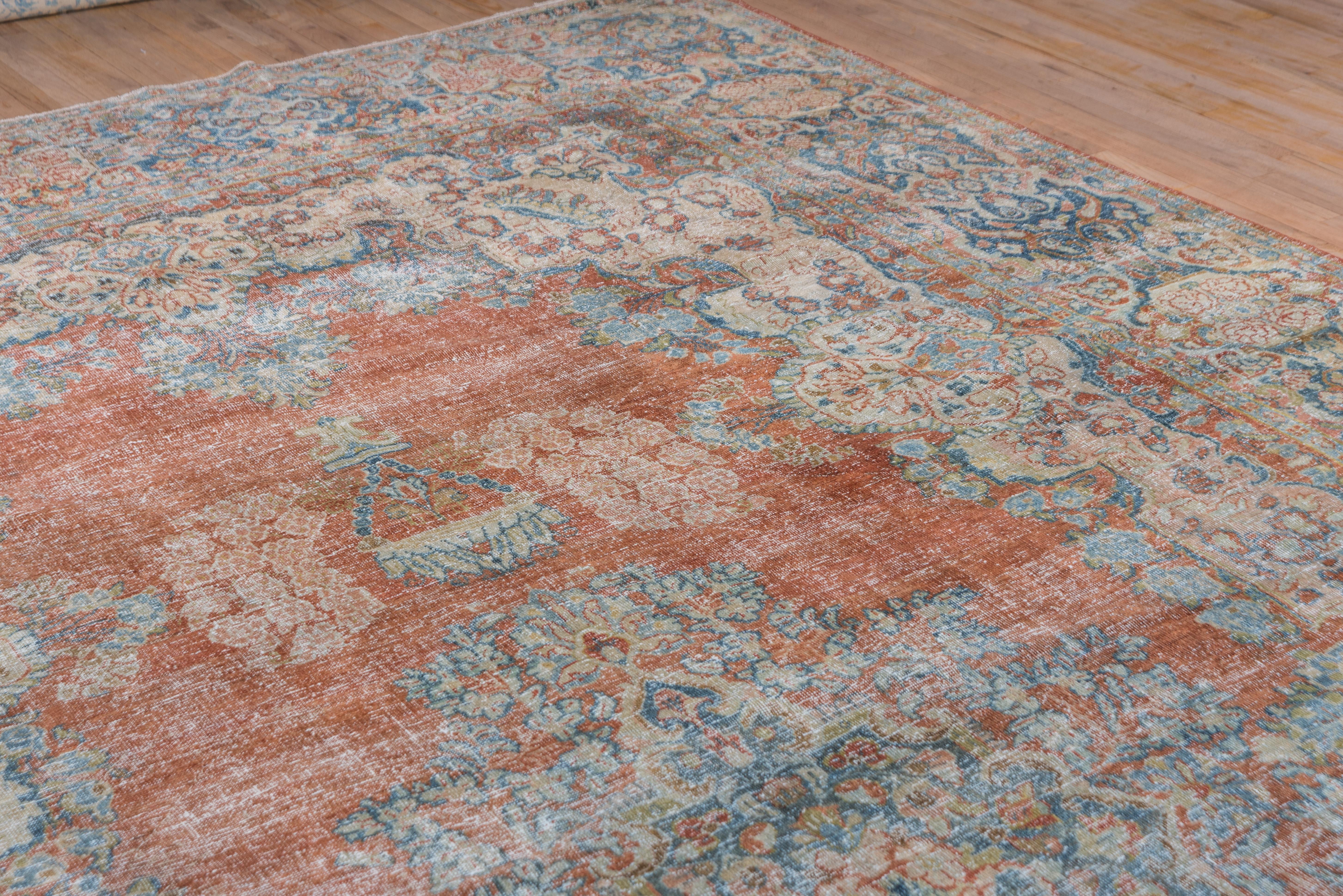 Colorful Distressed Mahal Carpet For Sale 4