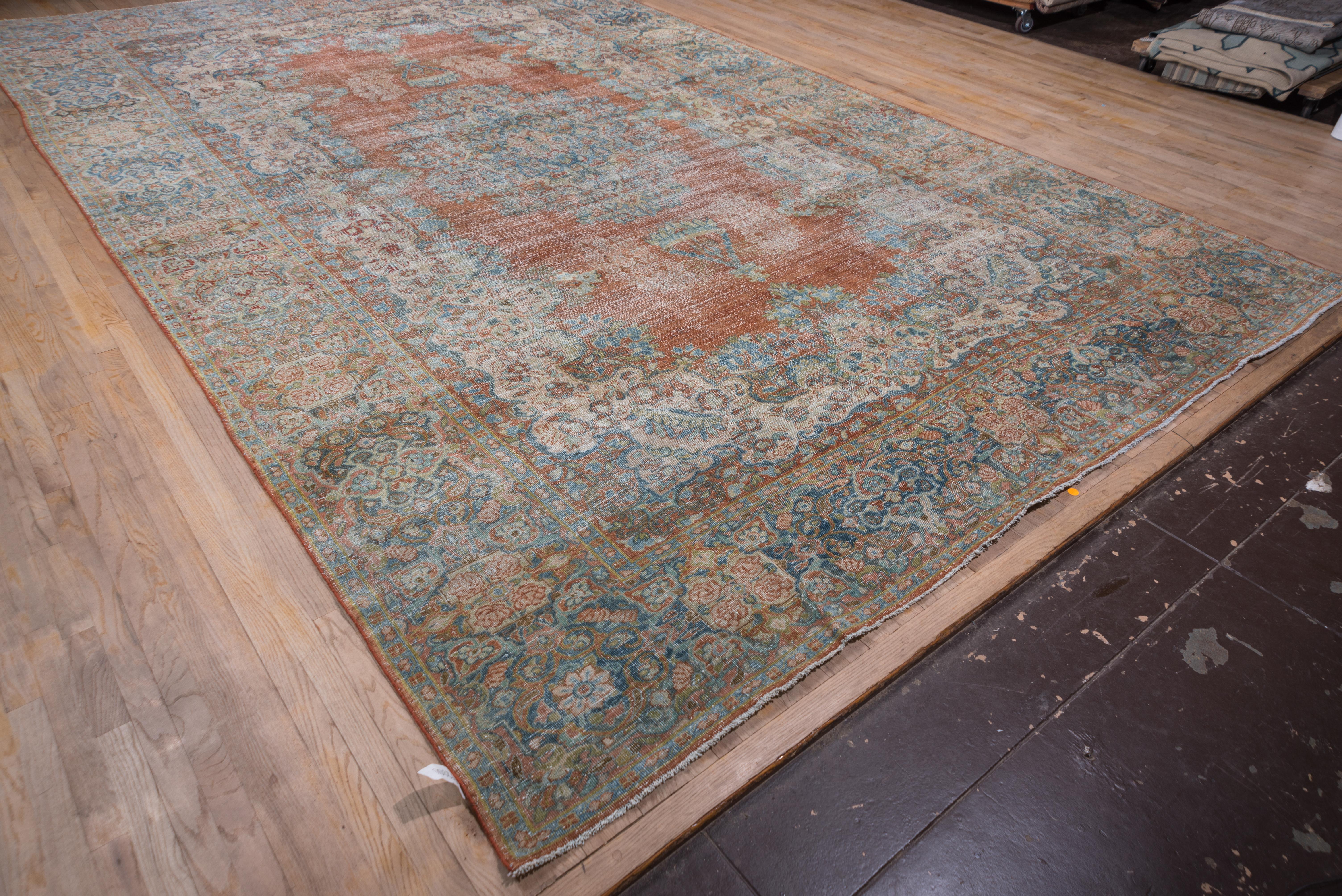 Colorful Distressed Mahal Carpet For Sale 5
