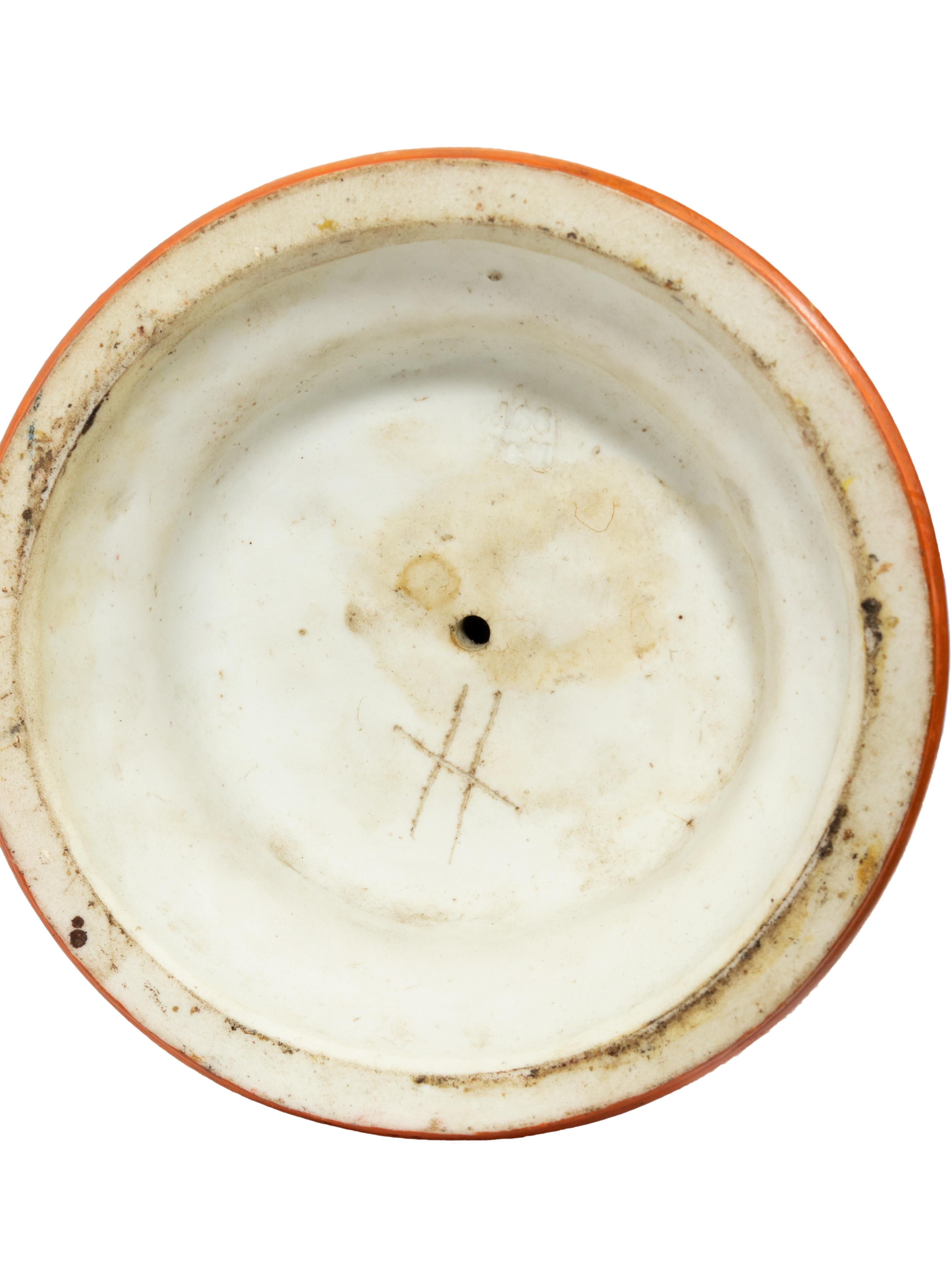 Coppia inca in terracotta colorata, Montereau Faïenceries, XIX secolo in vendita 11