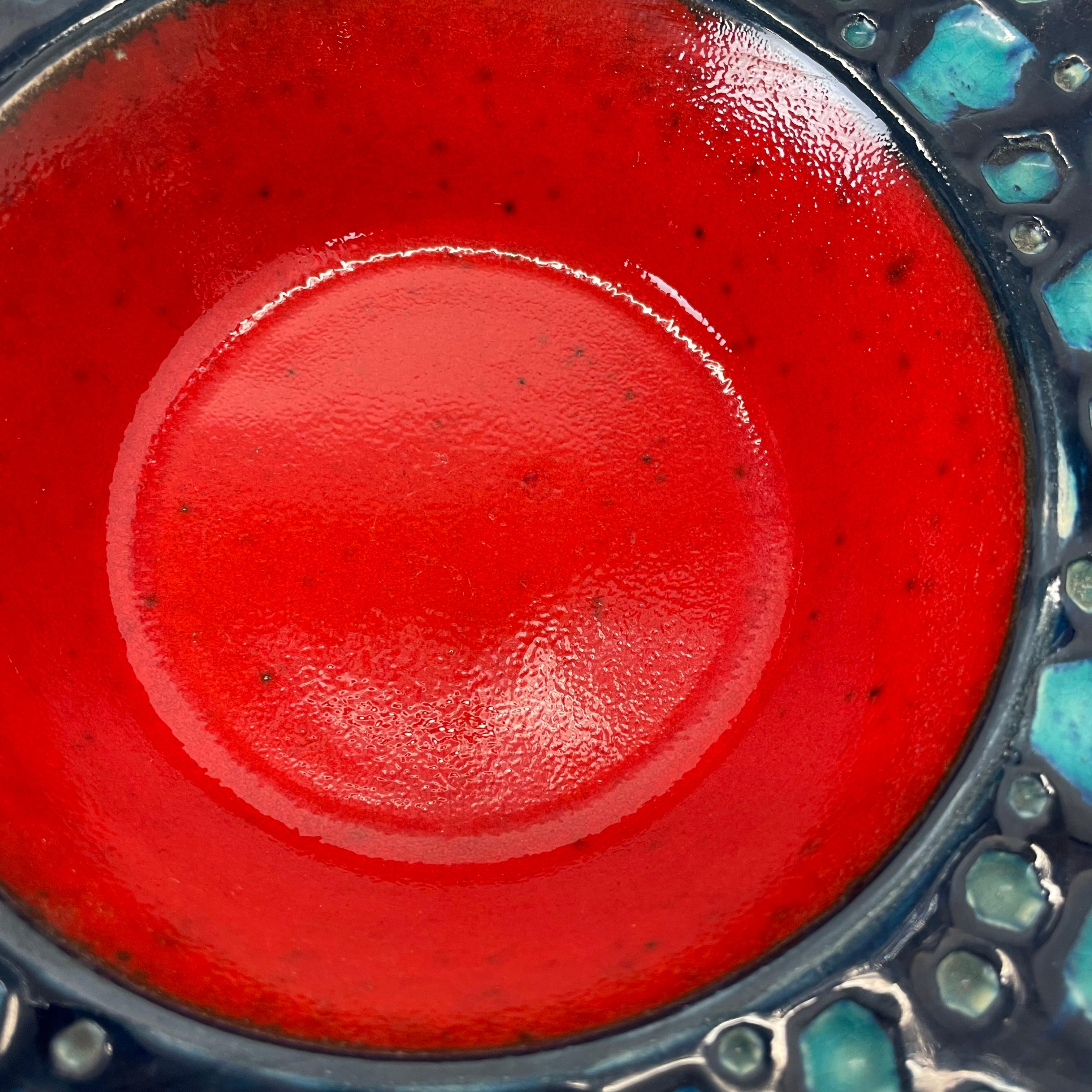 Bol coloré en lave grasse 