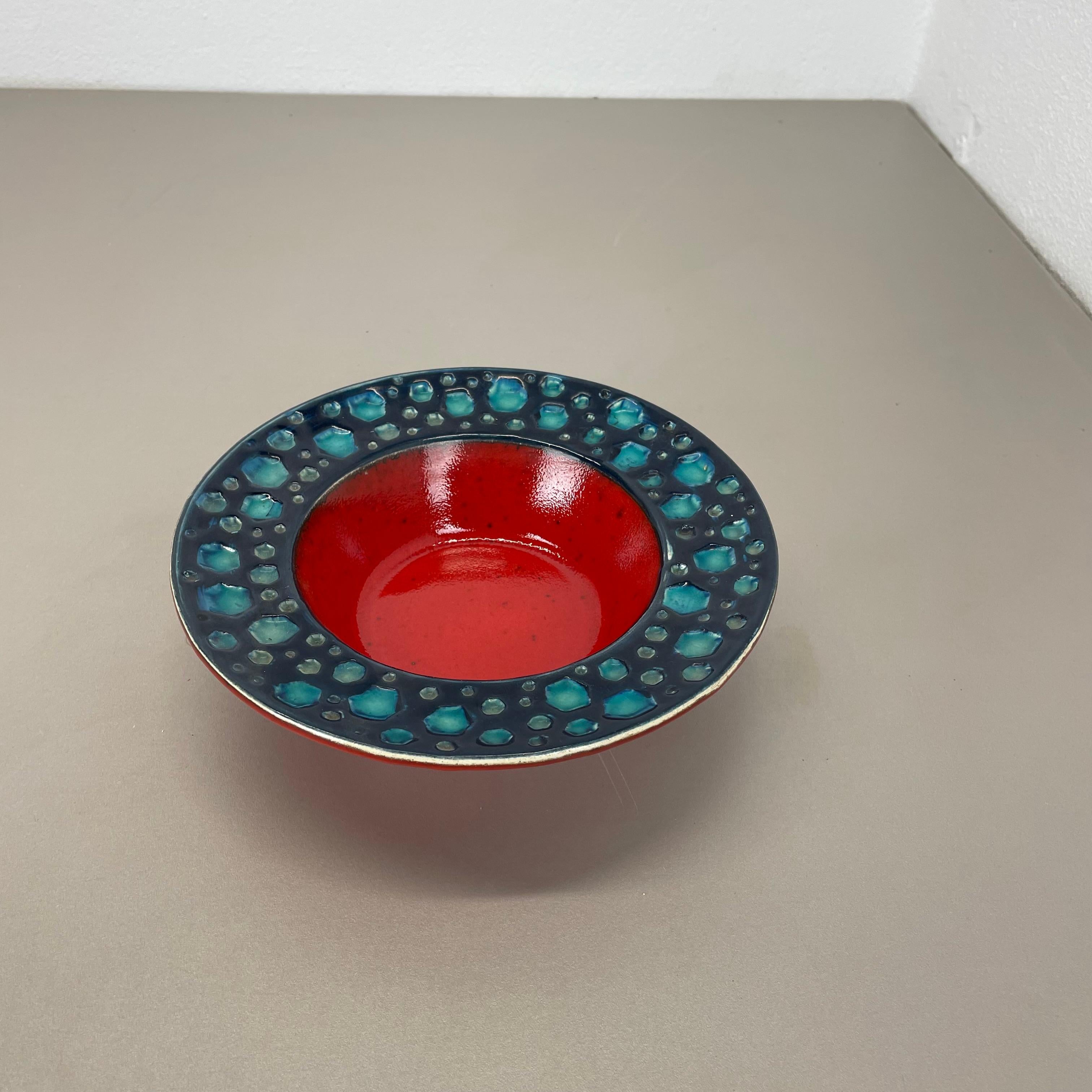 Bol coloré en lave grasse 