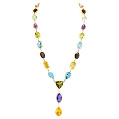 Collana di pietre colorate