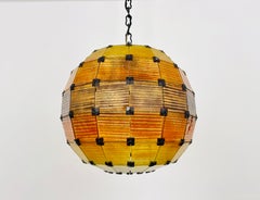 Colorful Glass Ball Pendant Lamp