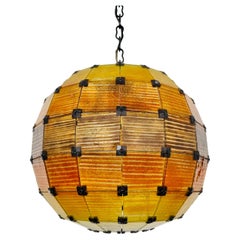 Colorful Glass Ball Pendant Lamp