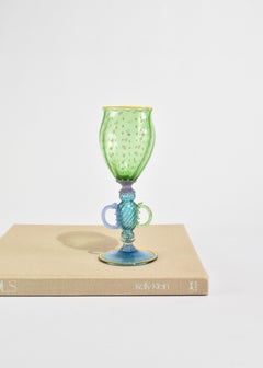 Colorful Glass Goblet Set
