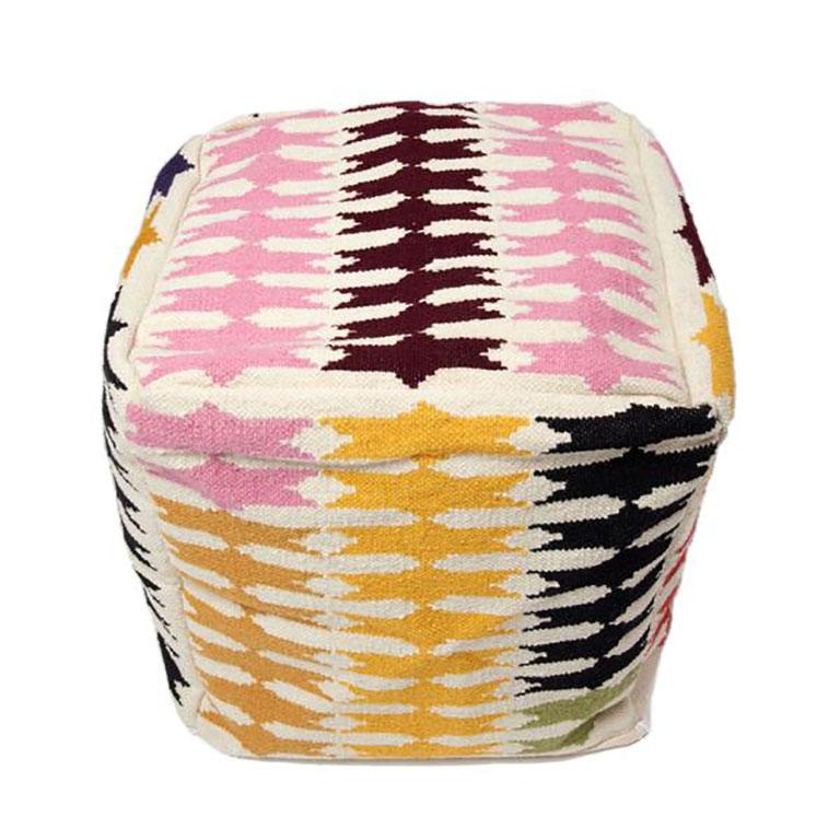 Our classic saskia rug now comes in pouf form! 

Insert included.

Measures: 16