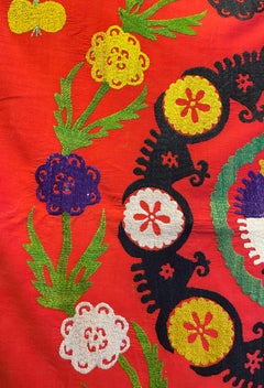 Colorful Hand Embroidered Suzani
