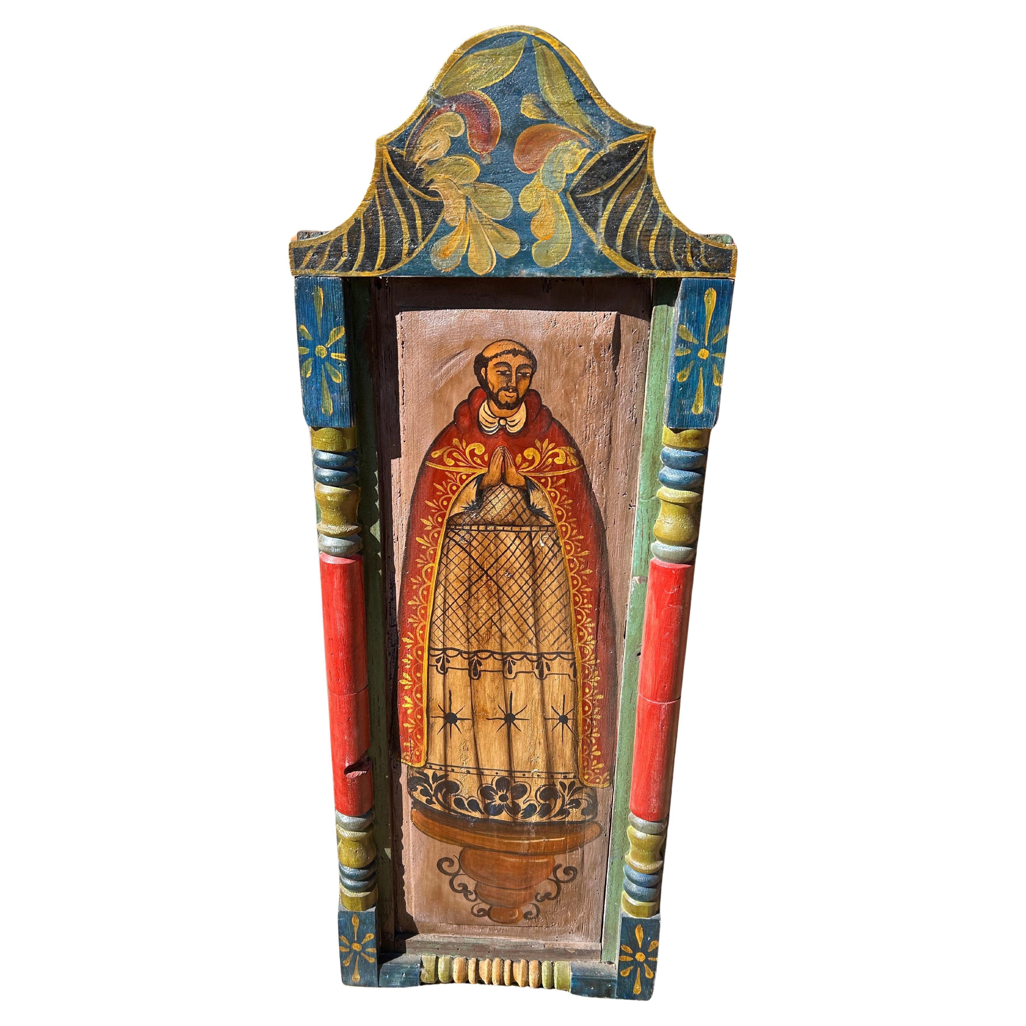 Bunte Hand Made mexikanische Volkskunst Icon Malerei