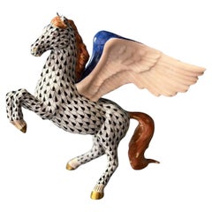 Bunte Herend Ungarn Pegasus Figur