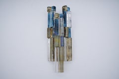Applique en verre de glace coloré Kamlar Franken KG, années 1960