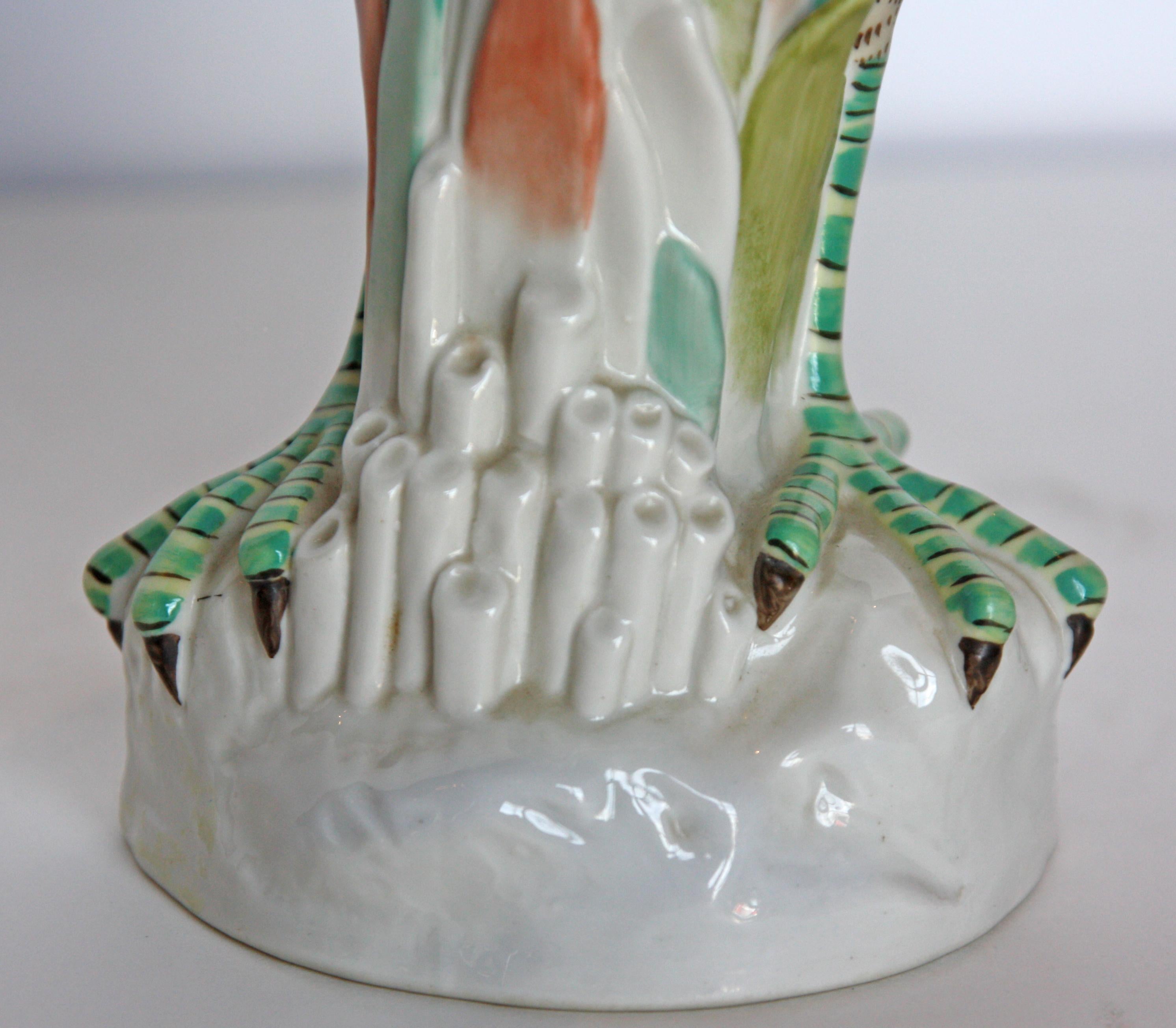 Bunte italienische Mottahedeh-Vogel-Skulptur (20. Jahrhundert)