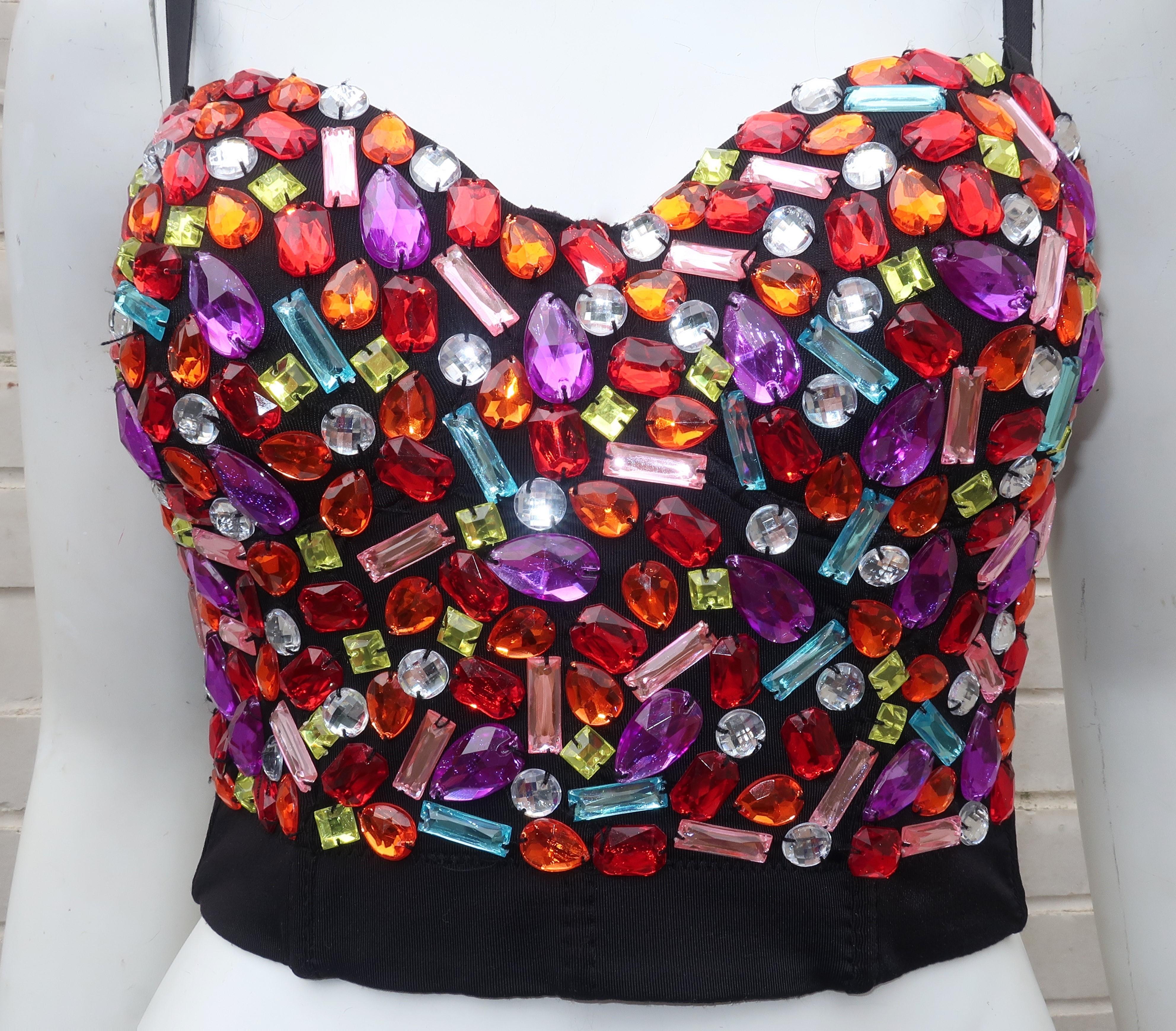 colorful corset tops