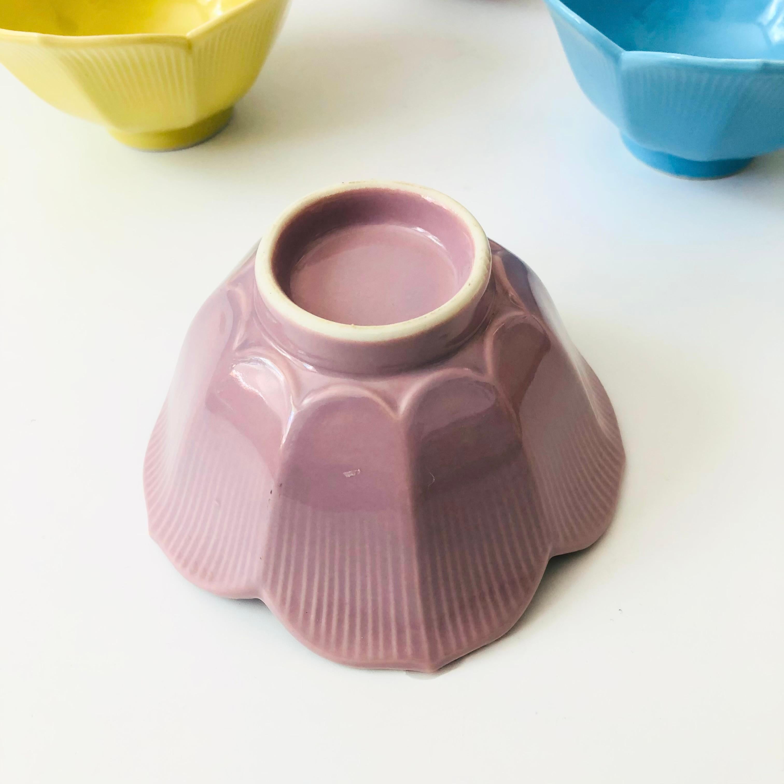 Colorful Lotus Bowls - Set of 6 2