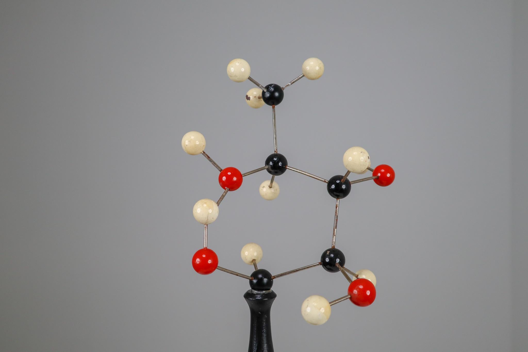 Mid-Century Modern Colorful Midcentury Scientific Molecular Model Czechoslovakia from the 1960s