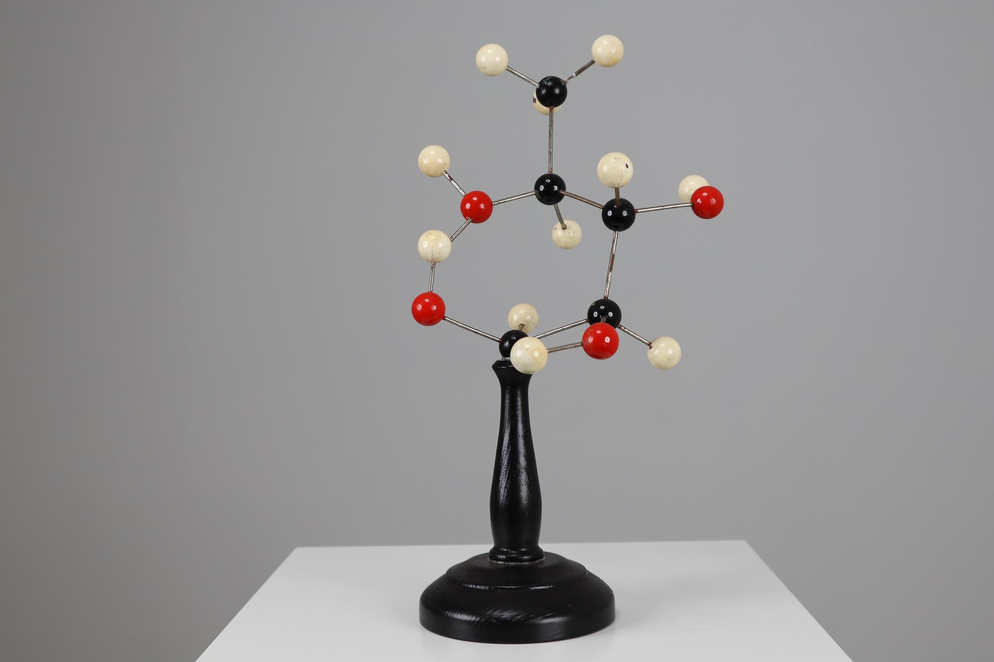 Colorful Midcentury Scientific Molecular Model Czechoslovakia from the 1960s 2