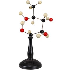 Vintage Colorful Midcentury Scientific Molecular Model Czechoslovakia from the 1960s