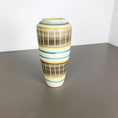 Bunte minimalistische Keramikvase "508 30" von Bay Ceramics, Deutschland, 1960er Jahre