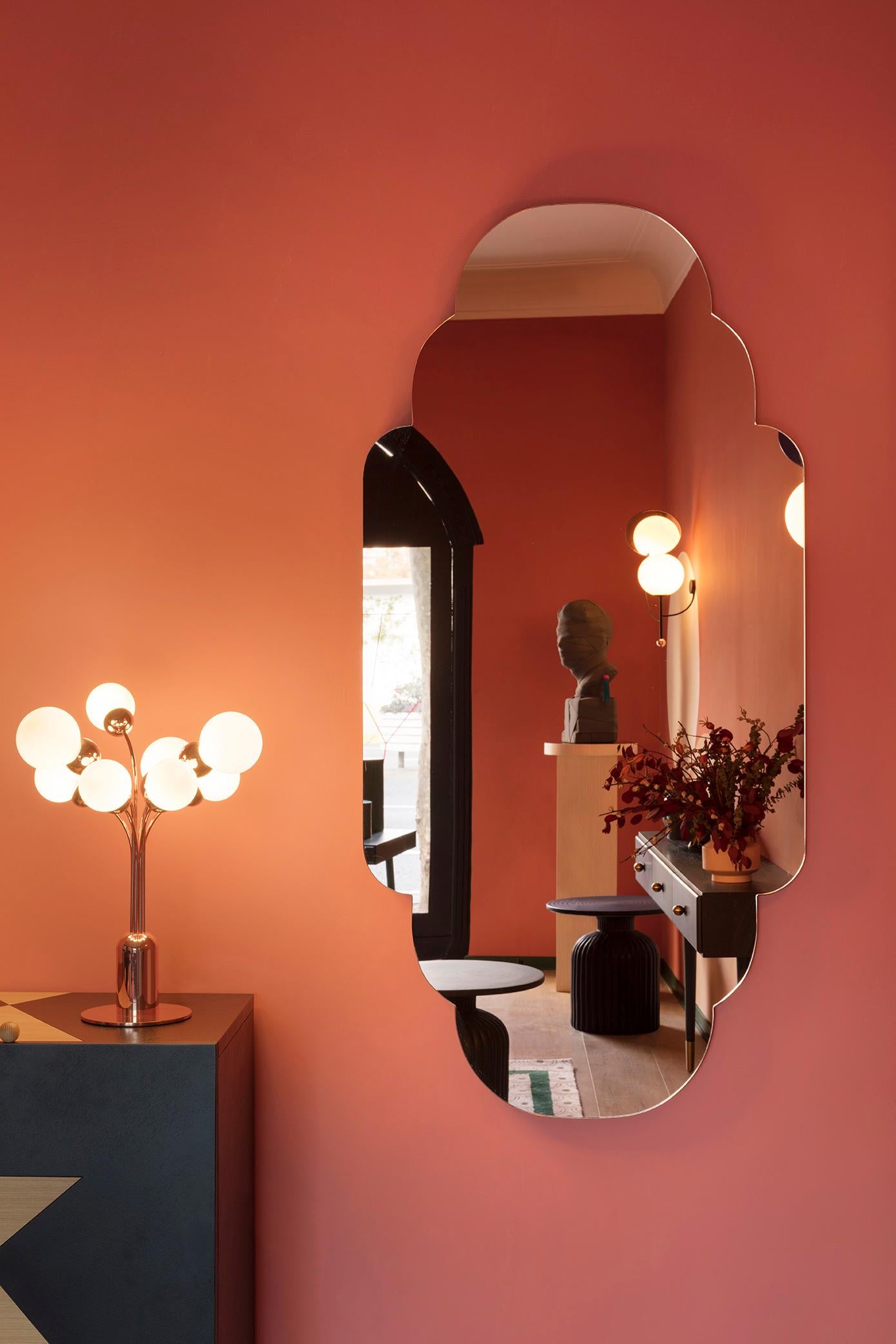 Modern Colorful Mirror by Jose Levy