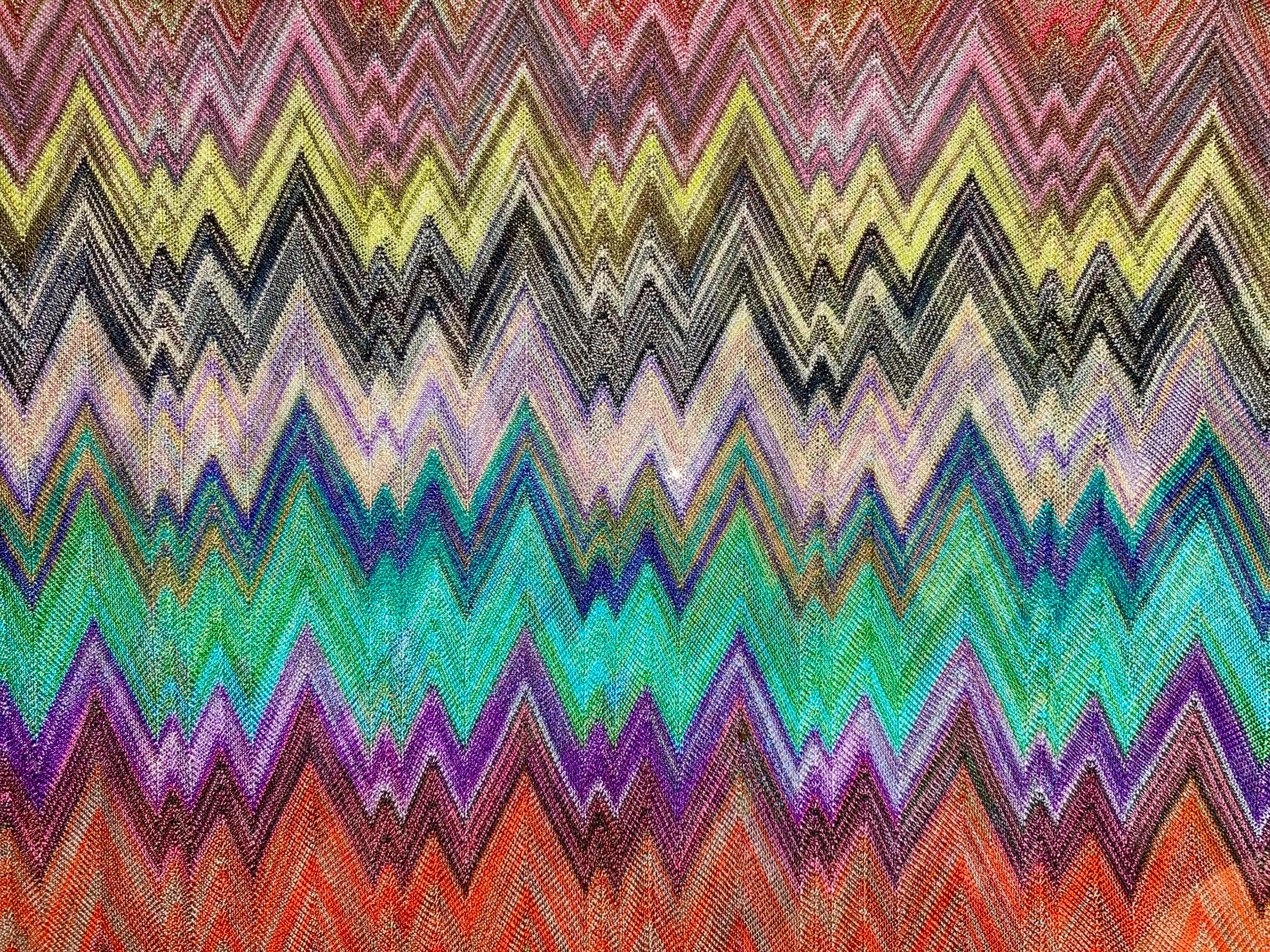 knit colorful dress