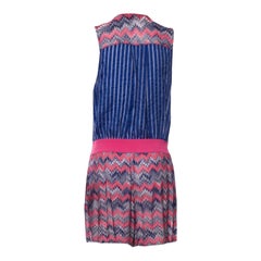 MISSONI Crochet Knit & Silk Jumpsuit Playsuit Romper Overall 42