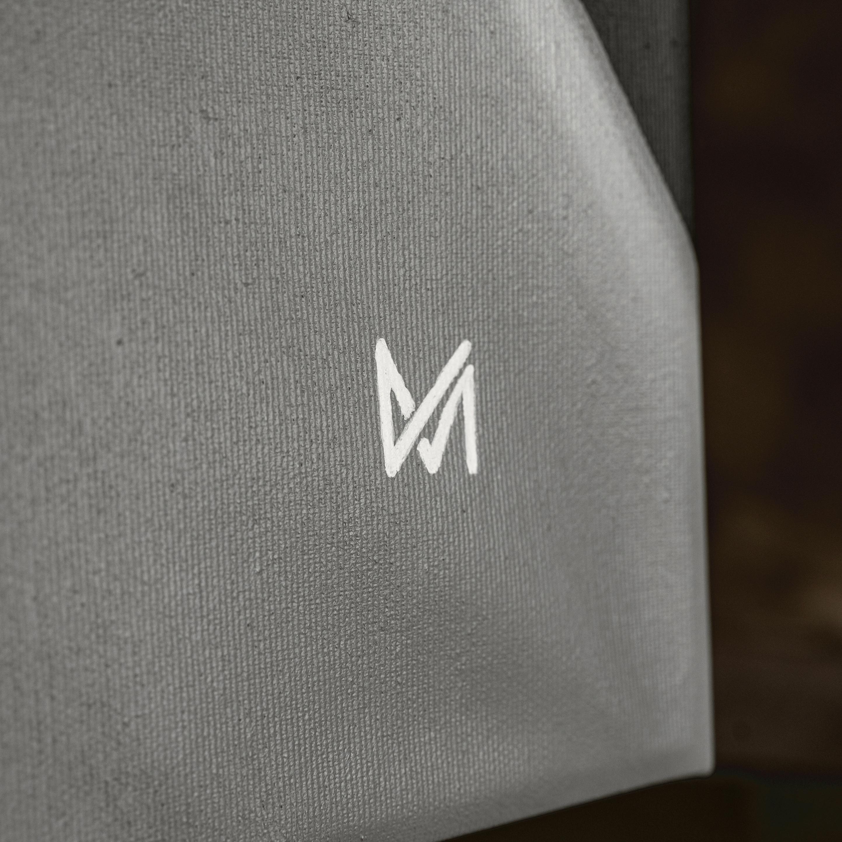 Buntes modernes abstraktes Originalgemälde Meta-Futurismus. Schwarz/Weiß Graustufen (Futuristisch) im Angebot